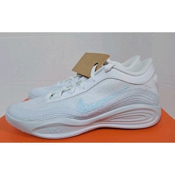Nike Men\'s G.T. Hustle Academy White/Glacier Blue FJ7791-101 NEW Size 8 main image 5